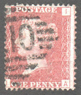 Great Britain Scott 33 Used Plate 148 - IA - Click Image to Close
